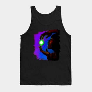 african woman with fire Tank Top